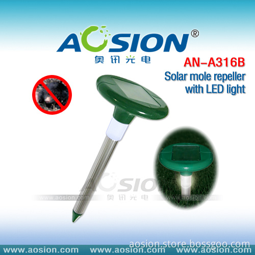 Garden Solar Mole Repeller with LED Light (AN-A316B)